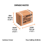 Caja con 5000 grapas corona 1/4' calibre 18, 13mm p/ENNE-120