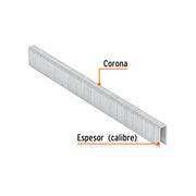 Caja con 5000 grapas corona 1/4' calibre 18, 13mm p/ENNE-120
