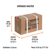 Caja con 5000 grapas corona 1/4' calibre 18, 19mm p/ENNE-120