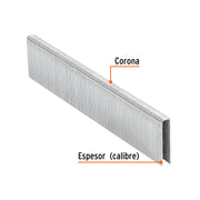 Caja con 5000 grapas corona 1/4' calibre 18, 25mm p/ENNE-120