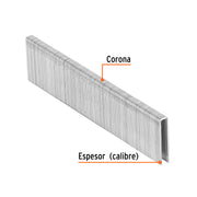 Caja con 5000 grapas corona 1/4' calibre 18, 28mm p/ENNE-120