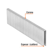 Caja con 5000 grapas corona 1/4' calibre 18, 35mm p/ENNE-120