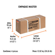 Caja con 5000 grapas corona 1/4' calibre 18, 38mm p/ENNE-120