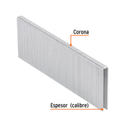Caja con 5000 grapas corona 1/4' calibre 18, 40mm p/ENNE-120