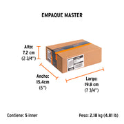 Caja con 5000 grapas corona 3/8' calibre 22, 10mm p/ENNE-70