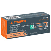 Caja con 5000 grapas corona 3/8' calibre 22, 13mm p/ENNE-70