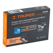 Caja con 1000 grapas corona 7/16' cal. 16, 19mm p/ENNE-160