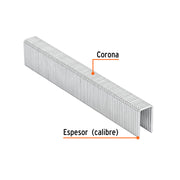 Caja con 1000 grapas corona 7/16' cal. 16, 19mm p/ENNE-160