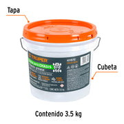 Grasa lubricante para chasis, base calcio, 3.5 kg, TRUPER
