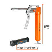 Mini inyector de grasa 3 oz, 3000 PSI, TRUPER