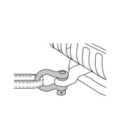 Grillete de acero forjado 1/4', FIERO