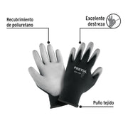 Guantes de nylon recubiertos de poliuretano, XCH, PRETUL