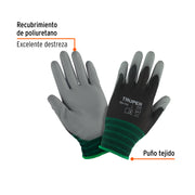 Guantes de nylon recubiertos de poliuretano, M, TRUPER