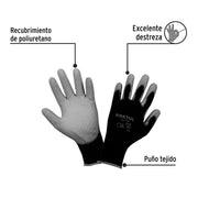 Guantes de nylon recubiertos de poliuretano, G, PRETUL