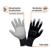 Guantes de nylon recubiertos de poliuretano, G, TRUPER