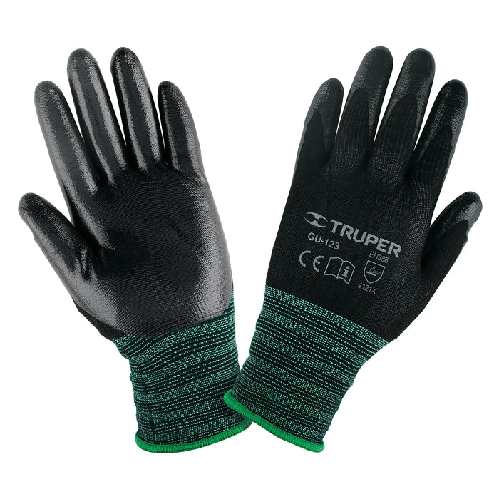 Guantes de nylon recubiertos de nitrilo, G, TRUPER