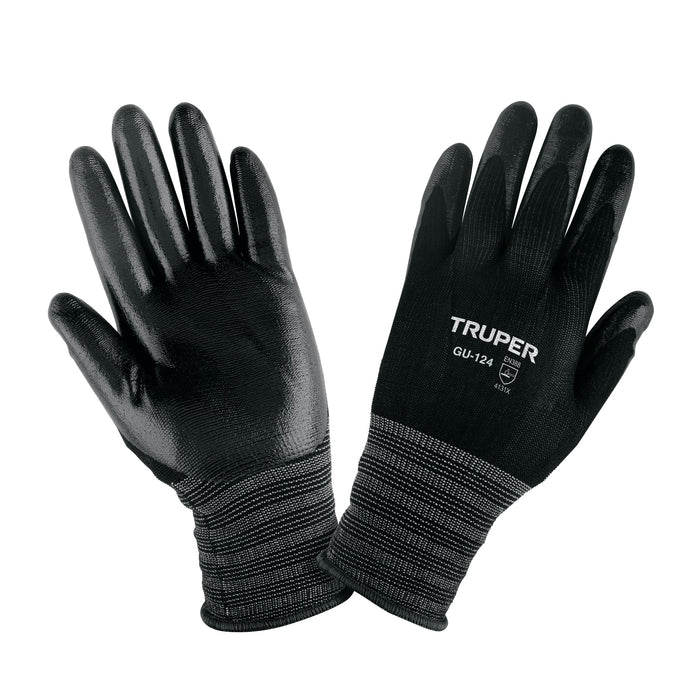 Guantes de nylon recubiertos de nitrilo, XG, TRUPER