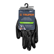 Guantes de poliéster recubiertos de nitrilo, CH, TRUPER