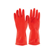 Guantes de látex para limpieza, rojos, ECH, PRETUL