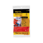 Guantes de látex para limpieza, rojos, M, PRETUL