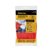 Guantes de látex para limpieza, rojos, G, PRETUL