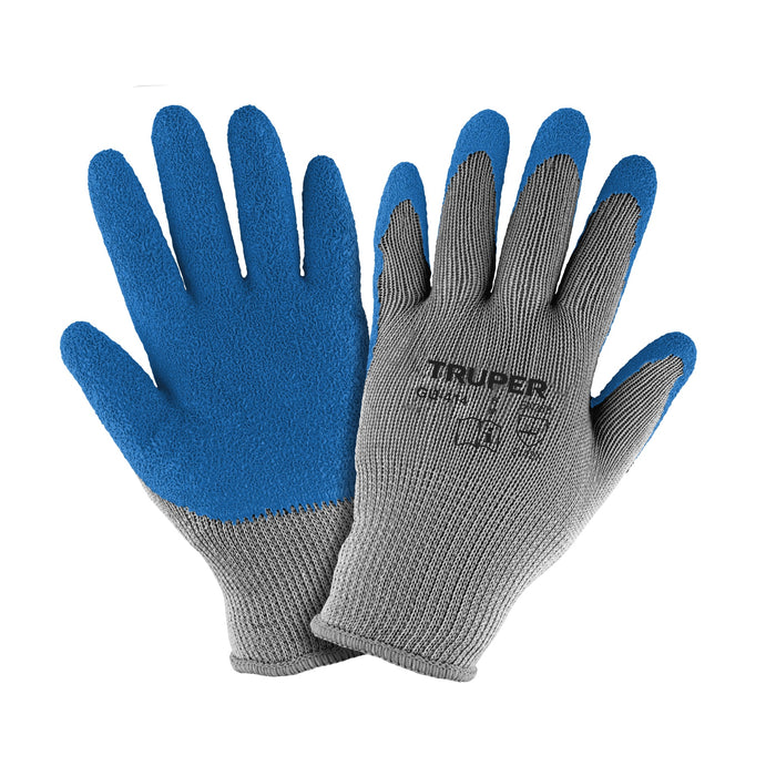 Guantes de poliéster recubiertos de látex, XG, TRUPER