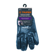 Guantes de algodón recubiertos de nitrilo puño tejido,TRUPER