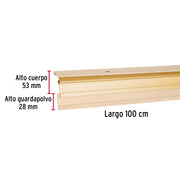 Guardapolvo automático 100 cm dorado, HERMEX