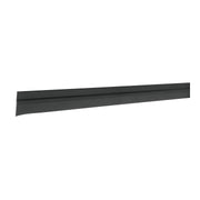 Guardapolvo fijo de 100 cm, negro, HERMEX