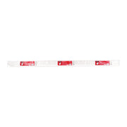 Guardapolvo fijo de 120 cm, blanco, HERMEX