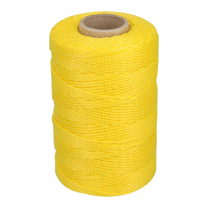 Carrete con 165 m de hilo para albañil amarillo, TRUPER