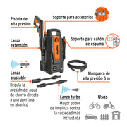Hidrolavadora eléctrica 1500 PSI, TRUPER
