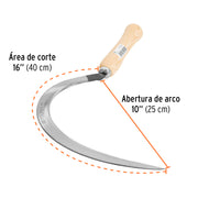 Hoz dentada # 0, 16', TRUPER