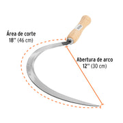 Hoz dentada # 1, 18', TRUPER