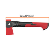 Hacha cazadora 1 lb mango de nylon de 14', TRUPER Velocity
