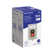 Interruptor de arranque tipo botonera 30A, metálico, VOLTECK