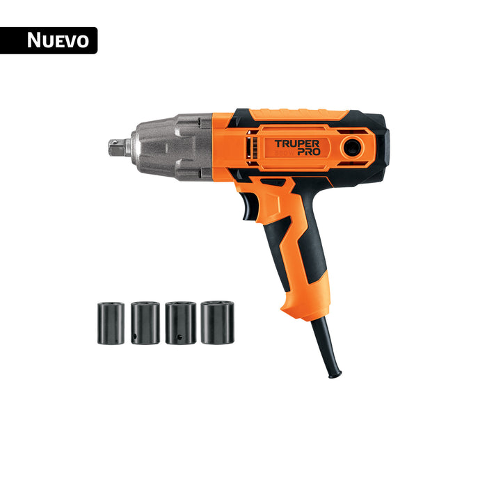 Llave de impacto 1/2' 550W, 258 lb/ft, TRUPER PRO