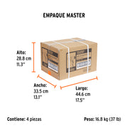 Llave de impacto 1/2' 900W, 320 lb/ft, TRUPER INDUSTRIAL