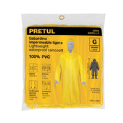 Gabardina impermeable ligera de PVC, talla G, PRETUL