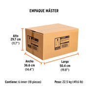 Gabardina impermeable triple capa, talla CH, TRUPER EXPERT