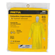 Gabardina impermeable ligera de PVC, talla XG, PRETUL