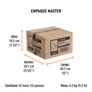 Inversor de corriente de 120 W con puertos USB, TRUPER
