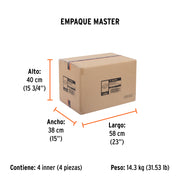 Inversor de corriente de 1500 W con puertos USB, TRUPER