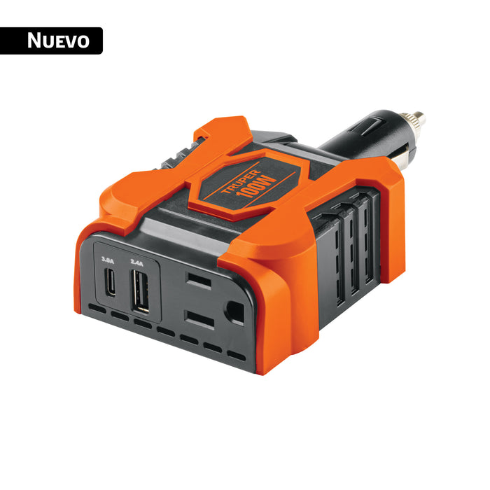 Inversor de corriente de 2000 W con puerto USB A y C, TRUPER