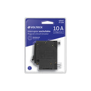 Interruptor de 1 polo 10A, enchufable, VOLTECK