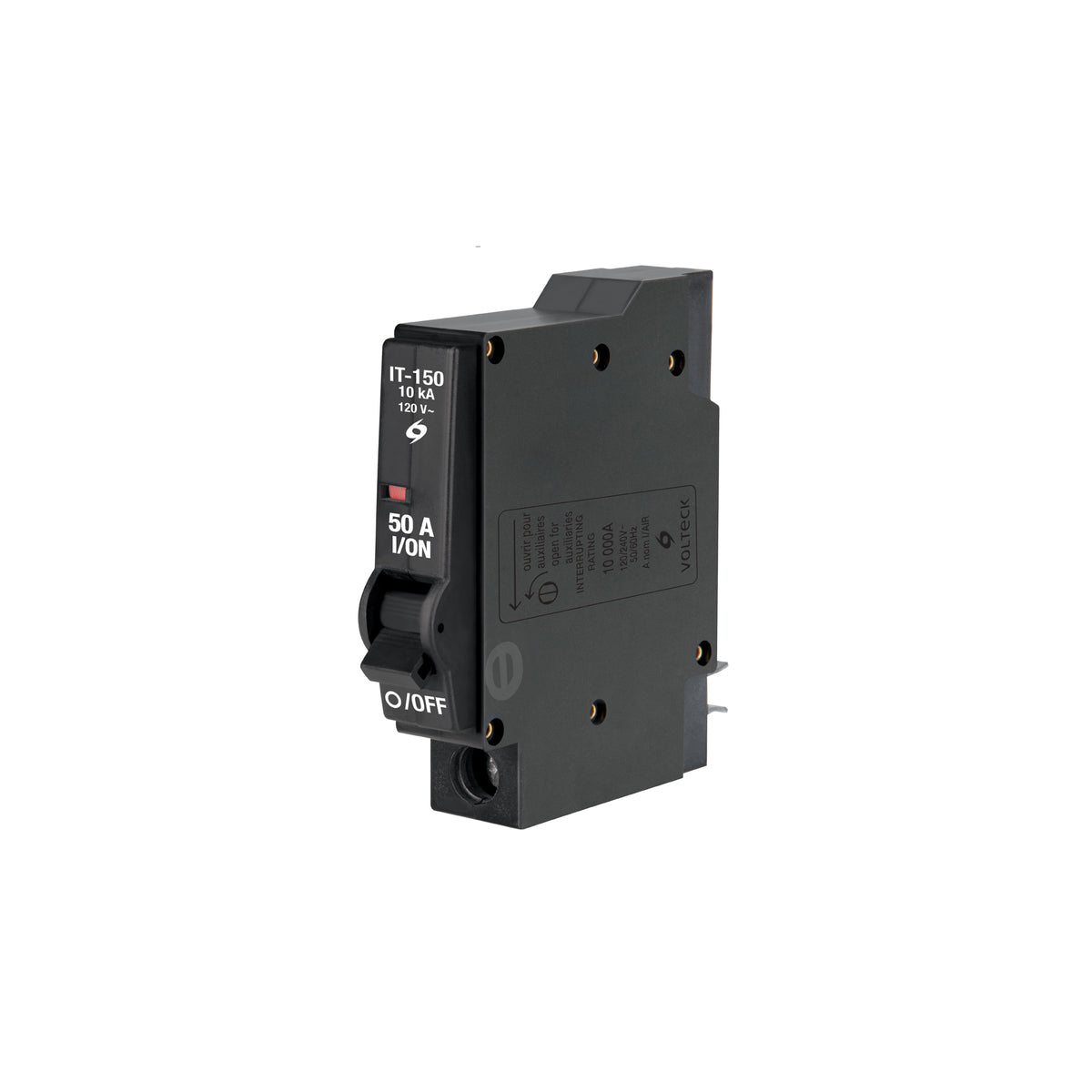 Interruptor de 1 polo 50A, enchufable, VOLTECK