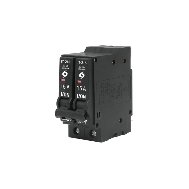 Interruptor de 2 polos 15A, enchufable, VOLTECK