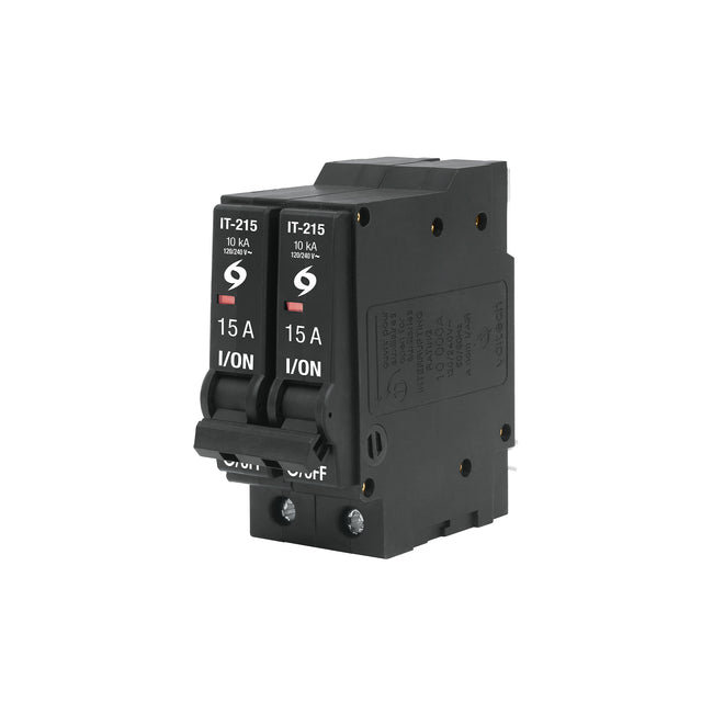 Interruptor de 2 polos 15A, enchufable, a granel, VOLTECK
