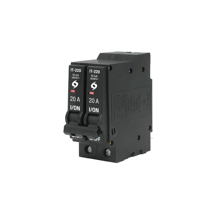 Interruptor de 2 polos 20A, enchufable, VOLTECK