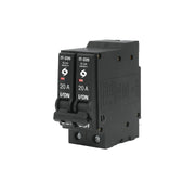 Interruptor de 2 polos 20A, enchufable, a granel, VOLTECK